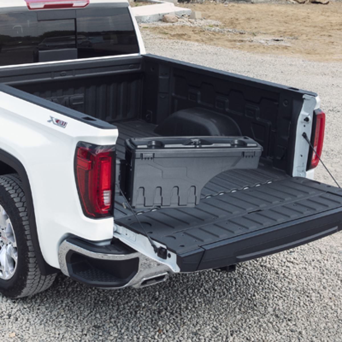Swing out hot sale tool box silverado