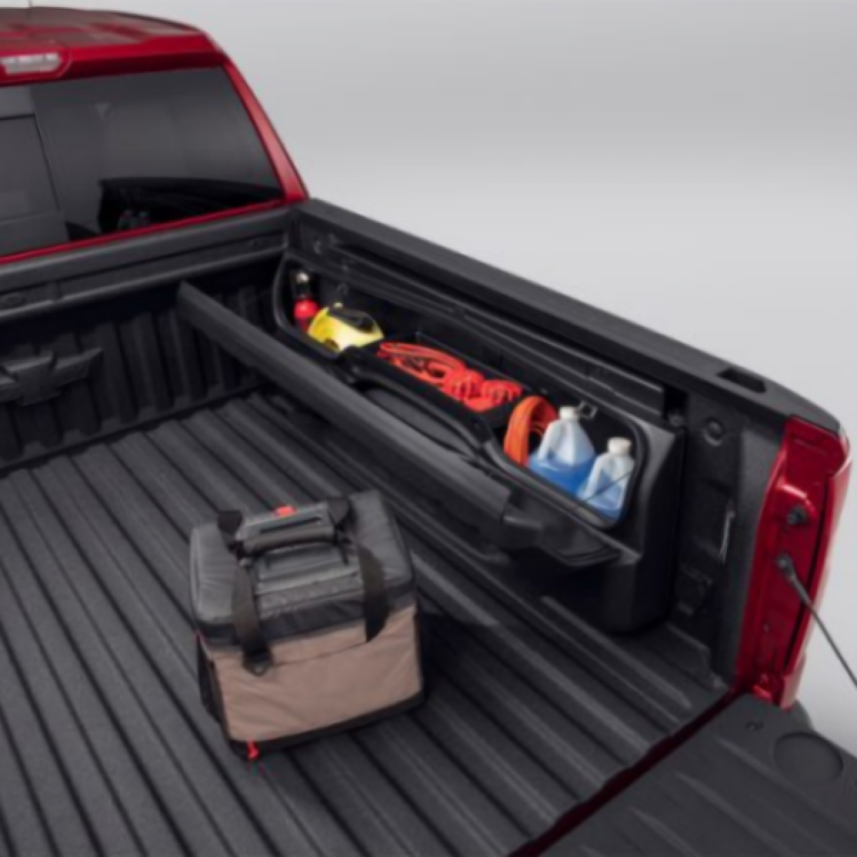 Side mounted bed storage box deals