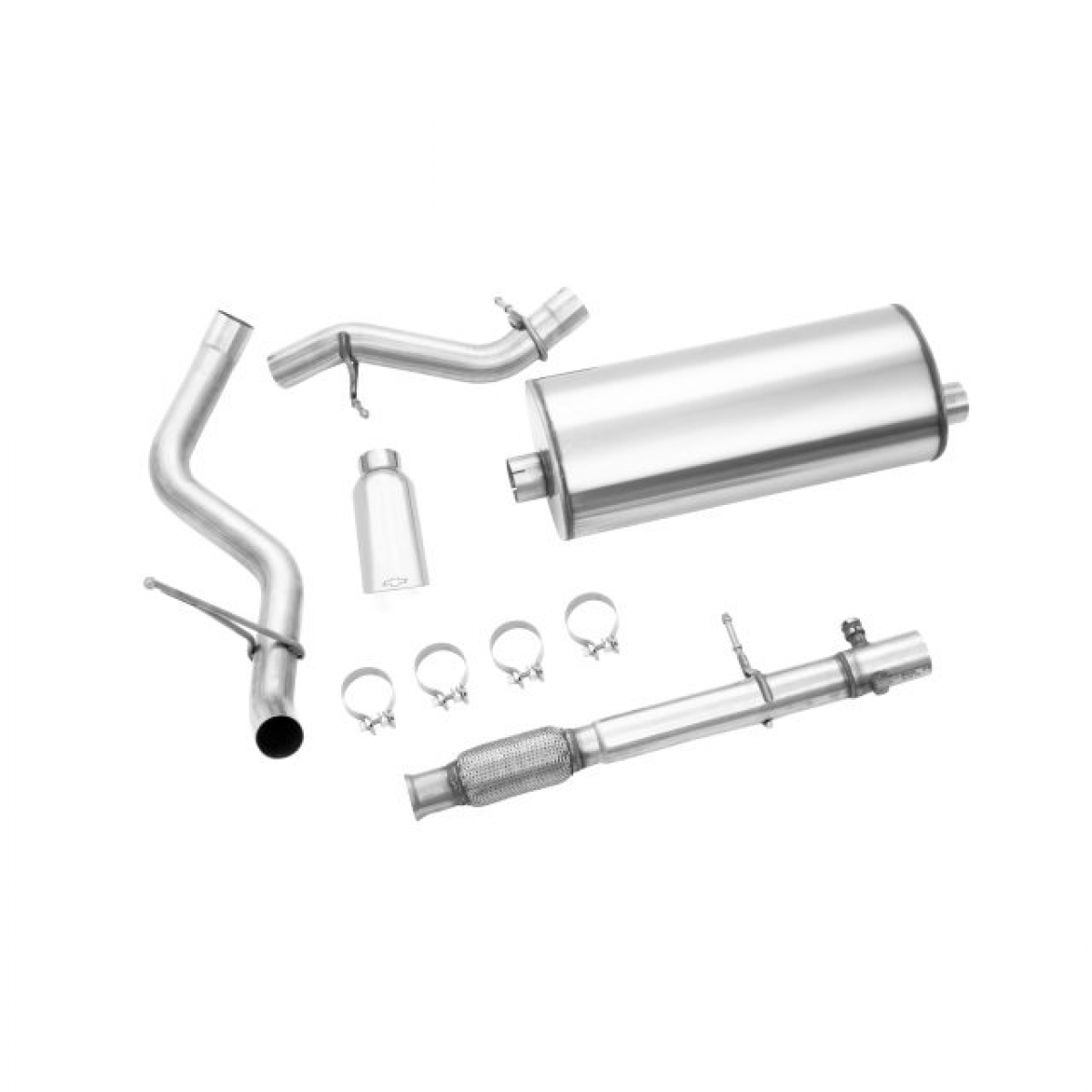 Chevrolet Cat Back Exhaust System Single 5.3L 25809 Mighty